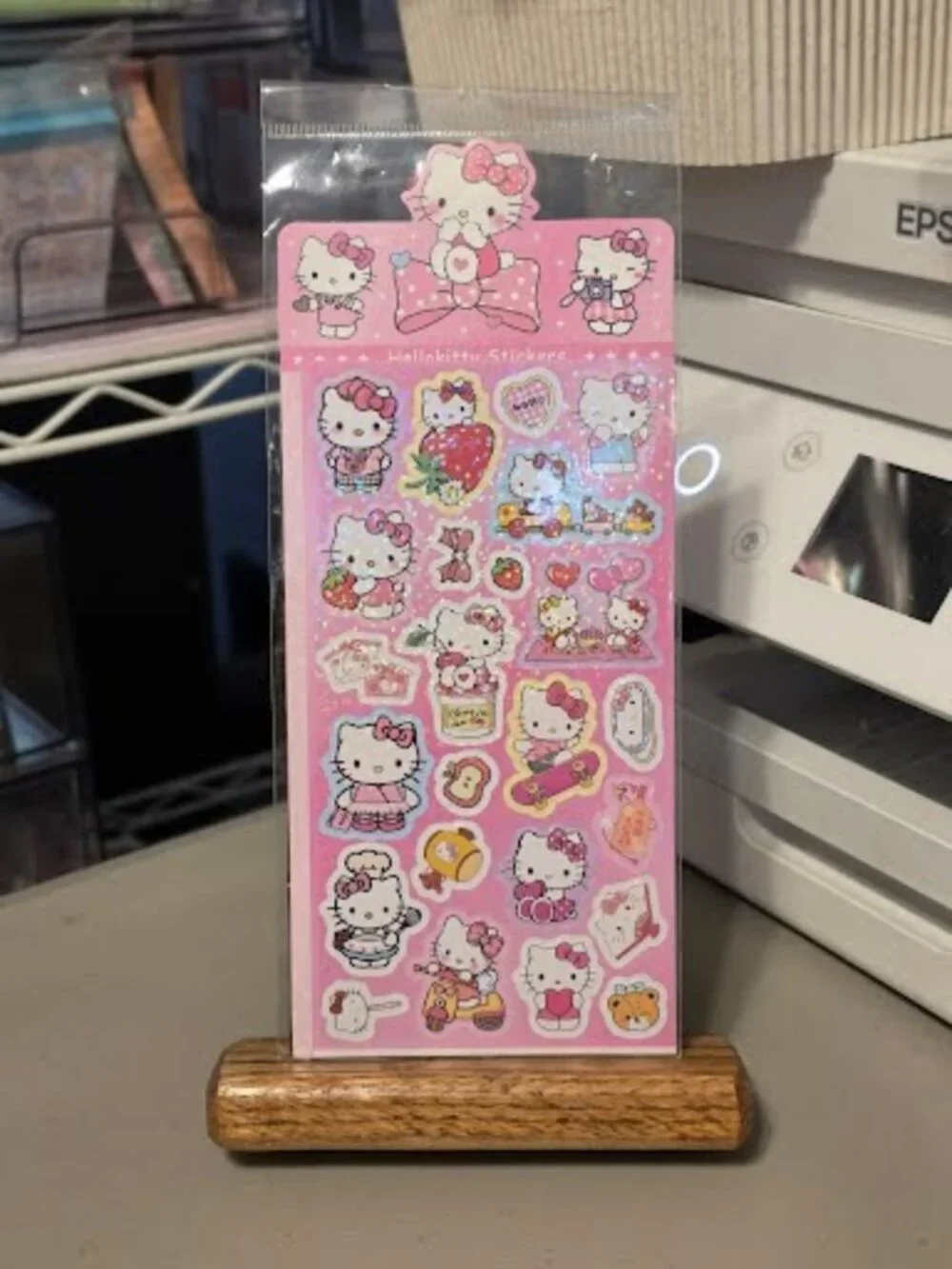 STK-2547 Hello Kitty Laser Sticker Sheet